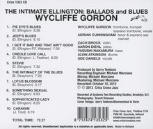 Wycliffe Gordon (geb. 1967): The Intimate Ellington / Ballads And Blues, CD