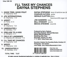 Dayna Stephens (geb. 1978): I'll Take My Chances, CD