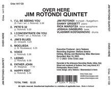 Jim Rotondi (1962-2024): Over Here, CD