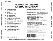 Misha Tsiganov: Painter Of Dreams, CD