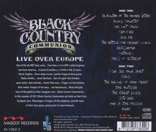 Black Country Communion: Live Over Europe, 2 CDs