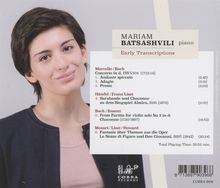 Mariam Batsashvili - Early Transcriptions, CD