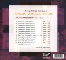 Georg Philipp Telemann (1681-1767): Fantasien für Oboe solo &amp; für Klavier solo, CD