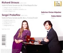 Richard Strauss (1864-1949): Sonate für Violine &amp; Klavier op.18, CD