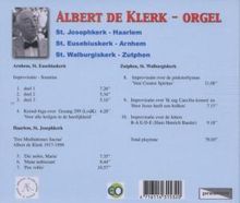 Albert de Klerk improvisiert, CD