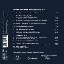 Felix Mendelssohn Bartholdy (1809-1847): Geistliche Chorwerke, Super Audio CD