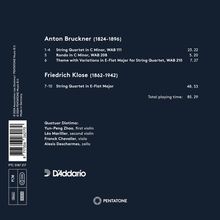 Friedrich Klose (1862-1942): Streichquartett Es-Dur, CD