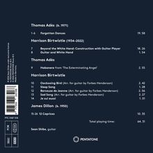 Thomas Adès (b. 1971), Forgotten Dances; Harrison Birtwistle (1934–2022); James Dillon (b. 1950); Sean Shibe, guitar; Logo: PENTATONE.