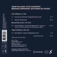JOHN WILLIAMS: FLUTE CONCERTO  
BERNARD HERRMANN: SOUVENIRS DE VOYAGE  
Spielzeit: 61.48  
Künstler: Singapore Symphony Orchestra