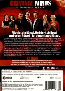 Criminal Minds Staffel 3, 5 DVDs