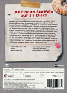 Scrubs (Komplette Serie), 31 DVDs