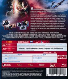 The First Avenger: Civil War (3D &amp; 2D Blu-ray), 2 Blu-ray Discs