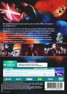 Star Wars Rebels Staffel 2, 4 DVDs