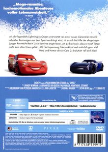 Cars 3: Evolution, DVD