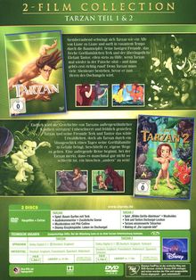 Tarzan 1 &amp; 2, 2 DVDs