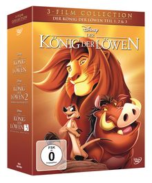 Der König der Löwen Teil 1-3, 3 DVDs
