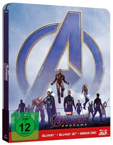 Avengers: Endgame (3D &amp; 2D Blu-ray im Steelbook), 3 Blu-ray Discs