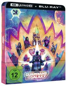 Guardians of the Galaxy Vol. 3 (Ultra HD Blu-ray &amp; Blu-ray im Steelbook), 1 Ultra HD Blu-ray und 1 Blu-ray Disc
