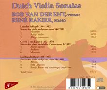 Bob van der Ent - Dutch Violin Sonatas, CD