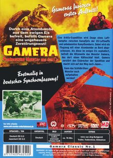 Gamera - Frankensteins Monster aus dem Eis, DVD