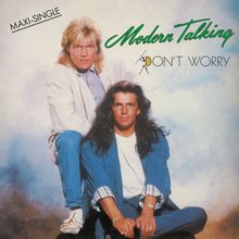 Modern Talking: Don't Worry (180g) (Limited Numbered Edition) (Blue, White &amp; Black Marbled Vinyl), Single 12"