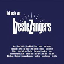 "Het beste van beste Zangers" in großer, markanter Schrift, umgeben von Künstlernamen auf dunklem Hintergrund.