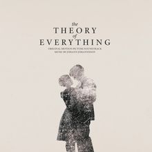 „The Theory of Everything“, Original Motion Picture Soundtrack, Musik von Jóhann Jóhannsson. Illustration zeigt ein Paar.