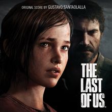 "Original Score by Gustavo Santaolalla." Zwei ernste Gesichter, ein junges Mädchen vorne, ein bärtiger Mann im Hintergrund.