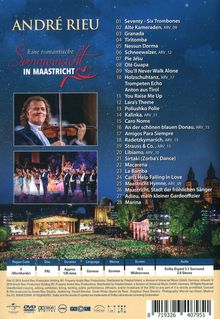 André Rieu (geb. 1949): Eine romantische Sommernacht in Maastricht, DVD