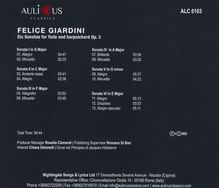 Felice Giardini (1716-1796): Flötensonaten op.3 Nr.1-6, CD
