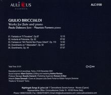 Giulio Briccialdi (1818-1881): Werke für Flöte &amp; Klavier, CD