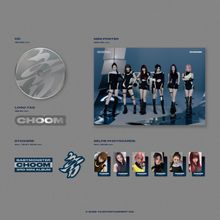 Mini Poster: 230×160 mm, CD: 120×120 mm, LOGO TAG: "CHOOM", Selfie Photocards: 55×85 mm, "BABYMONSTER CHOOM 3RD MINI ALBUM".