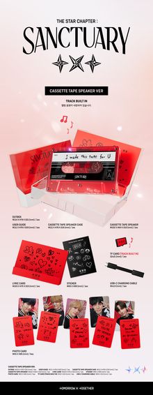 Tomorrow X Together (TXT): The Star Chapter: SANCTUARY (Cassette Tape Speaker Ver.) (Limited Edition), MC