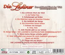 Die Ladiner: Das schönste Wort der Welt, CD