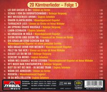 Beliebte Kärntner Chöre singen ihre schönsten Lieder, CD