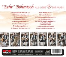 "Echt" Böhmisch: Aus Liebe zur Musik, CD