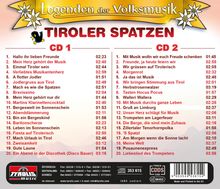 Original Tiroler Spatzen: Legenden der Volksmusik: Ihre großen Erfolge, 2 CDs