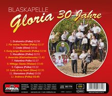 Blaskapelle Gloria: 30 Jahre - Instrumental, CD