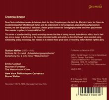 Gramola Ikonen. Gustav Mahler, Sinfonie Nr. 2 c-Moll „Auferstehungssymphonie“. New York Philharmonic Orchestra, Bruno Walter.