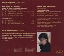 Niccolo Paganini (1782-1840): Violinkonzert Nr.4, CD