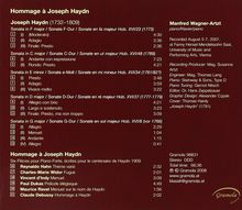 Joseph Haydn (1732-1809): Klaviersonaten H16 Nr.8,23,34,37,48, CD