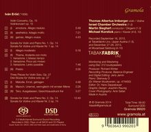 Ivan Eröd (1936-2019): Violinkonzert op.15, CD