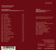 Franz Schubert (1797-1828): Winterreise D.911 (für Saxophon &amp; Klavier), CD