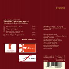 Anton Bruckner (1824-1896): Symphonie Nr.5 (Orgelfassung), CD