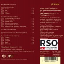 Igor Strawinsky (1882-1971): Violinkonzert, Super Audio CD