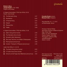 Joseph Haydn (1732-1809): Englische Canzonetten, CD