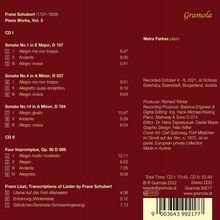 Franz Schubert (1797-1828): Klaviersonaten D.157,537,784, 2 CDs