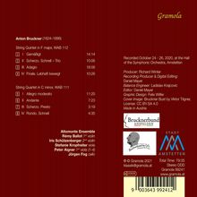 Anton Bruckner (1824-1896): Streichquartett c-moll, CD