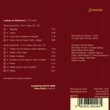Ludwig van Beethoven (1770-1827): Streichquartette Nr. 14 &amp; 16 (Orchester-Fassung), CD