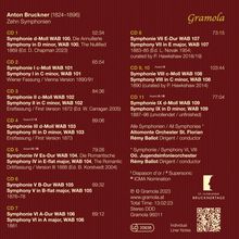 Anton Bruckner (1824-1896): Symphonien Nr.0-9, 11 CDs